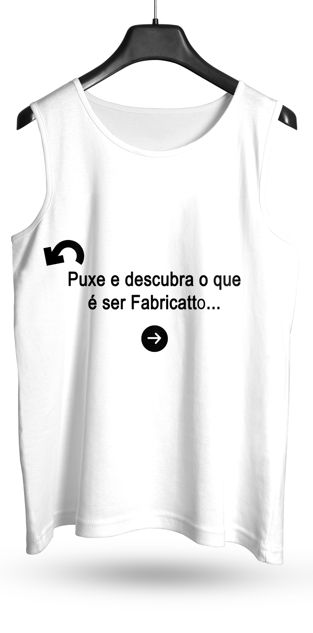 Mockup abadá fabricatto branco